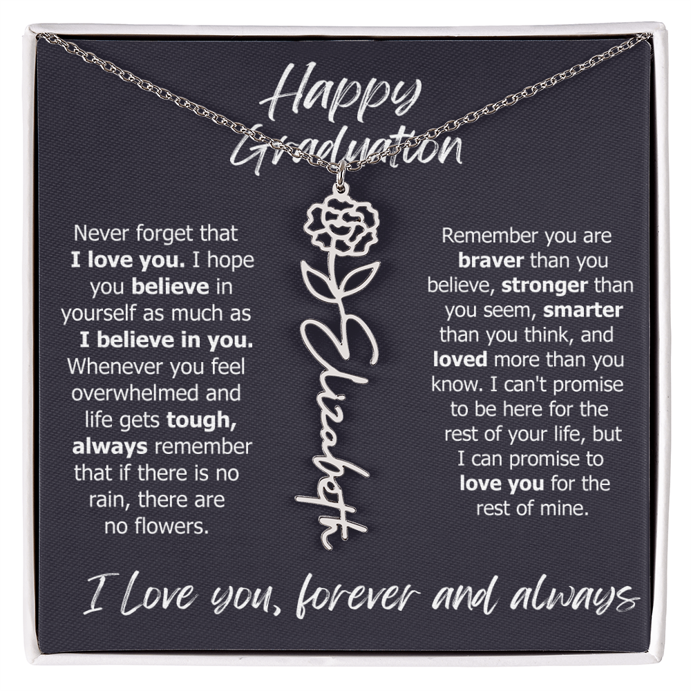 2025 Custom Name Graduation Necklace