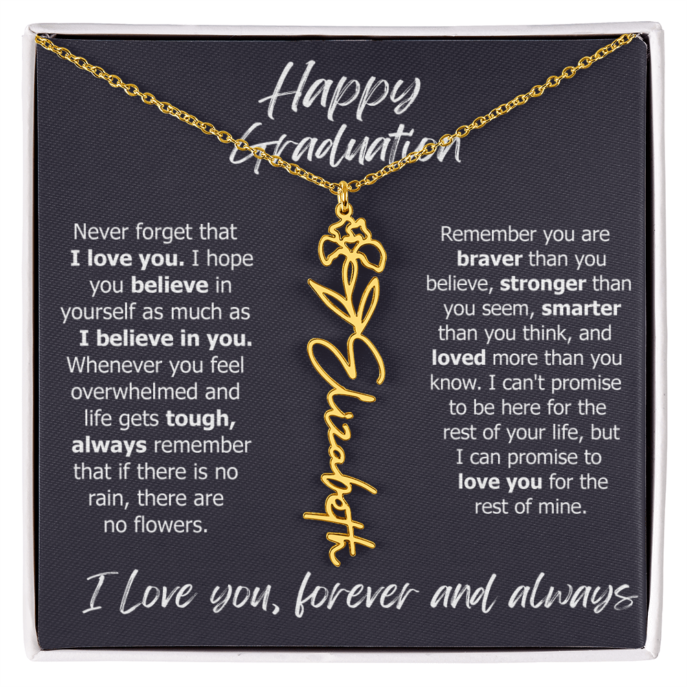 2025 Custom Name Graduation Necklace