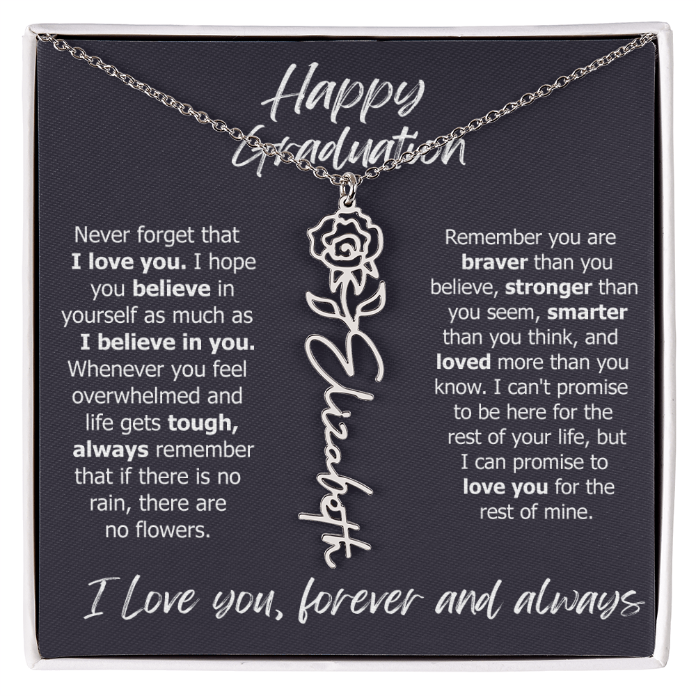 2025 Custom Name Graduation Necklace
