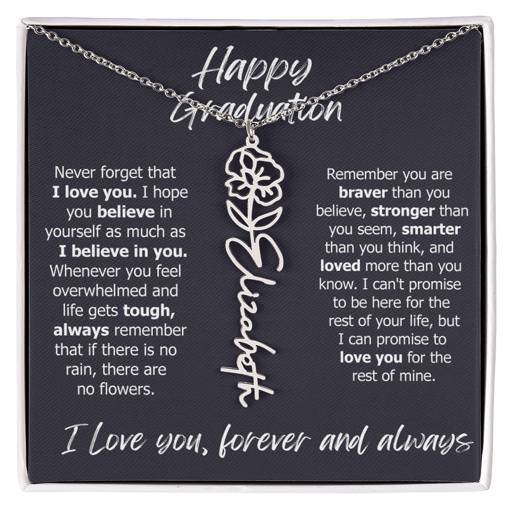 2025 Custom Name Graduation Necklace