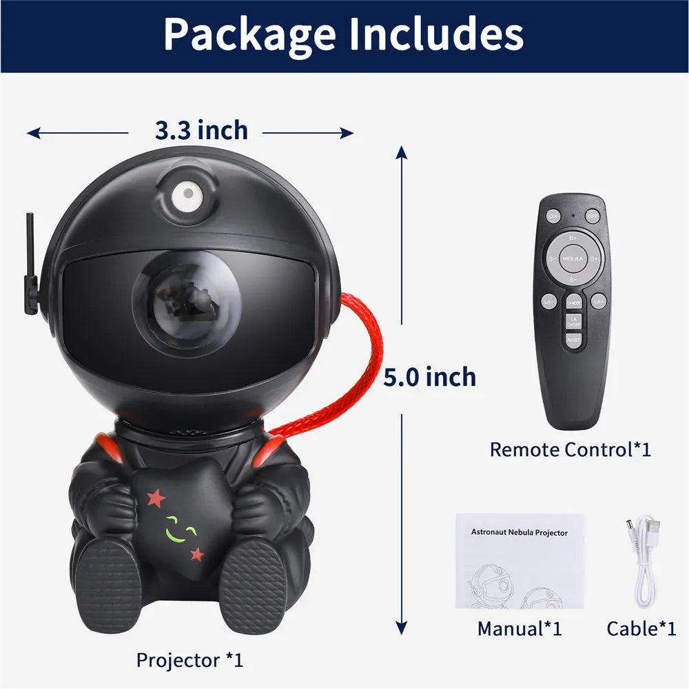 Astronaut Galaxy Star Projector Light