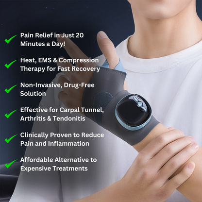 WristRelief Massage Wrap with Heat