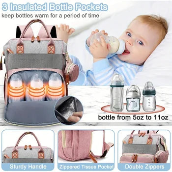 The MoManager - Baby Diaper Bag and Bassinet