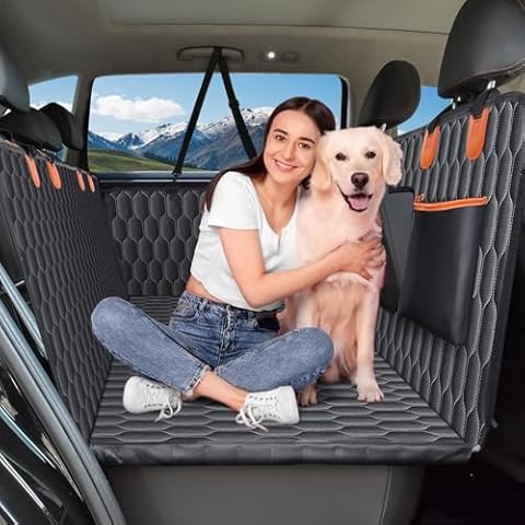 Waterproof Dog Car Seat Cover with Air Vent