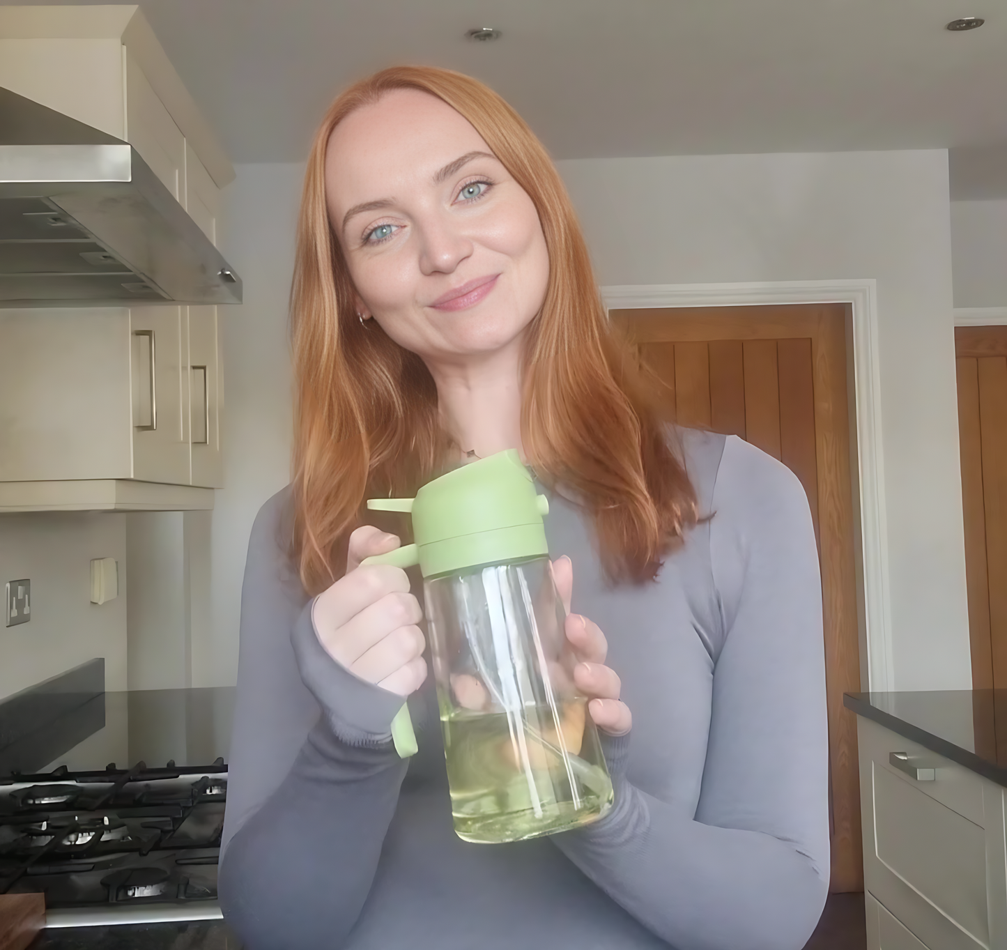 Grill Esseentials Oil Sprayer Glass Bottle and FREE Grill Cleaner