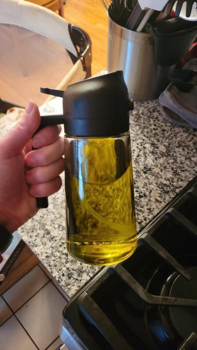 Grill Esseentials Oil Sprayer Glass Bottle and FREE Grill Cleaner