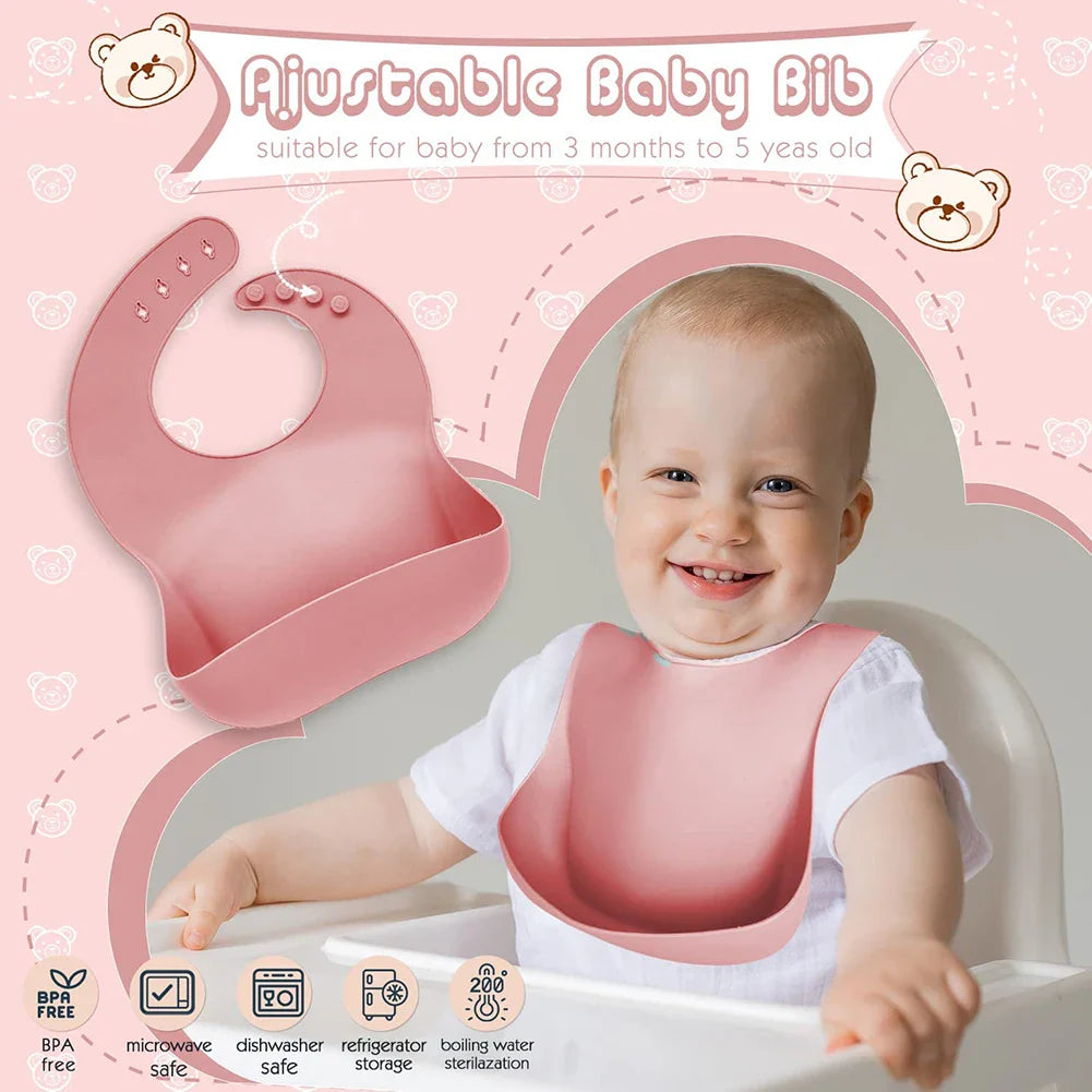 8 Piece Baby and Child's Attractive Dish Set