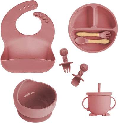 8 Piece Baby and Child's Attractive Dish Set