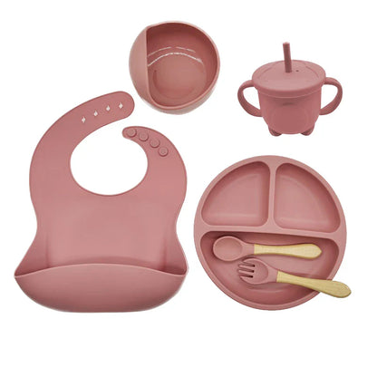 8 Piece Baby and Child's Attractive Dish Set
