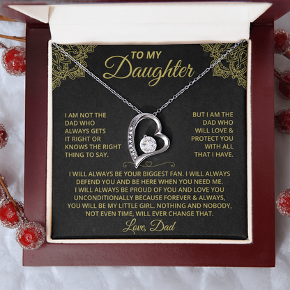 Dad's Pride and Joy - Daughter Eternal Love Necklace