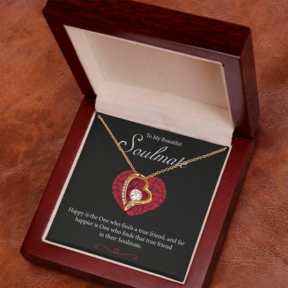 To My Beautiful Soulmate Necklace