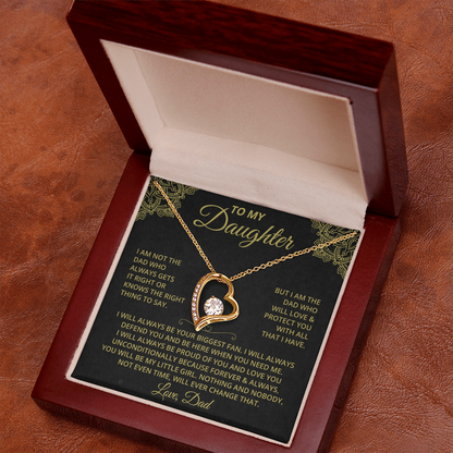 Dad's Pride and Joy - Daughter Eternal Love Necklace