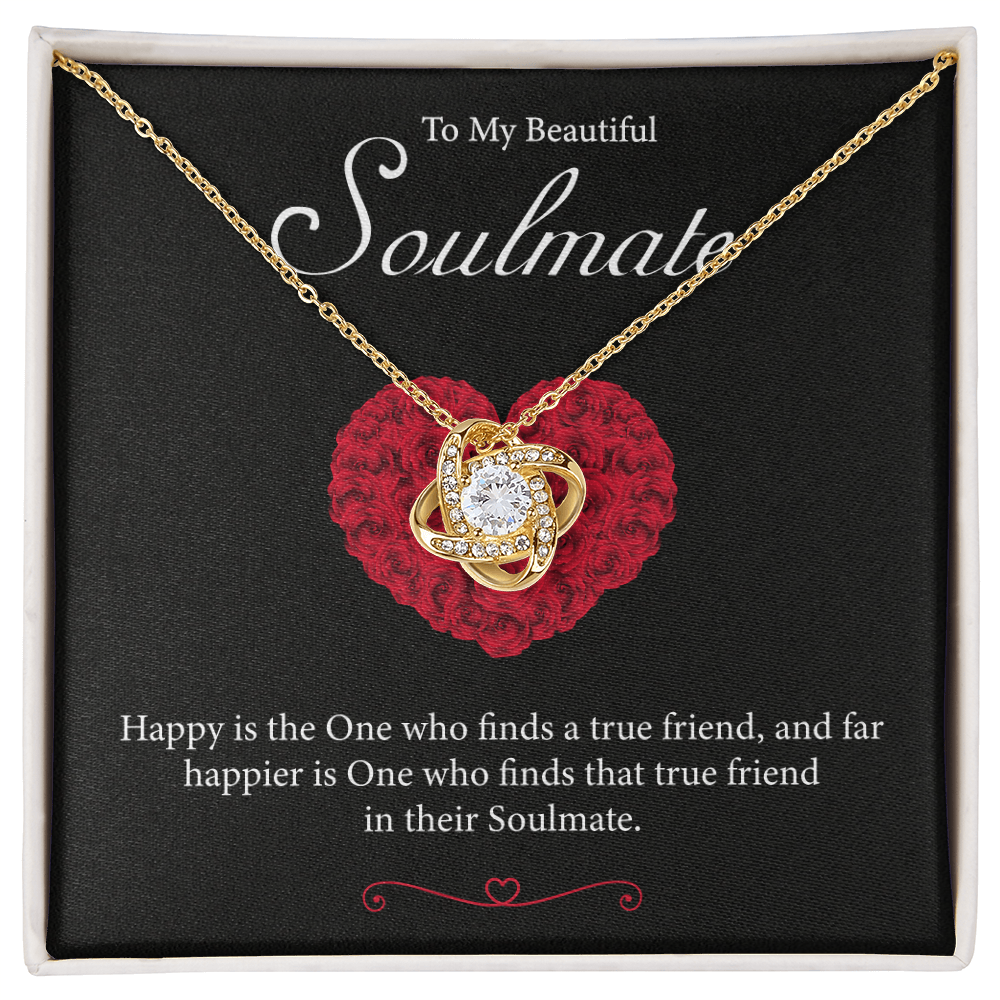 Lovers Knot Soulmate Necklace