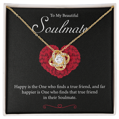 Lovers Knot Soulmate Necklace