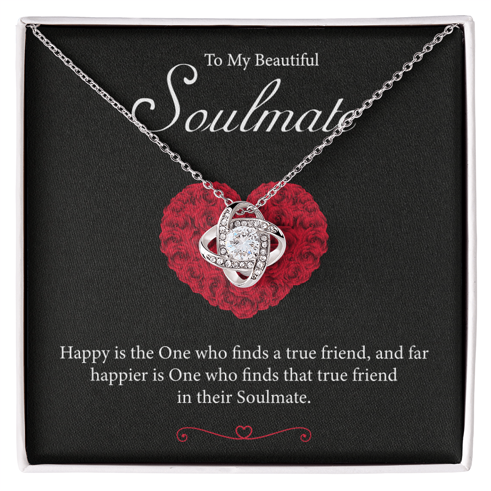 Lovers Knot Soulmate Necklace