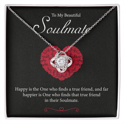 Lovers Knot Soulmate Necklace