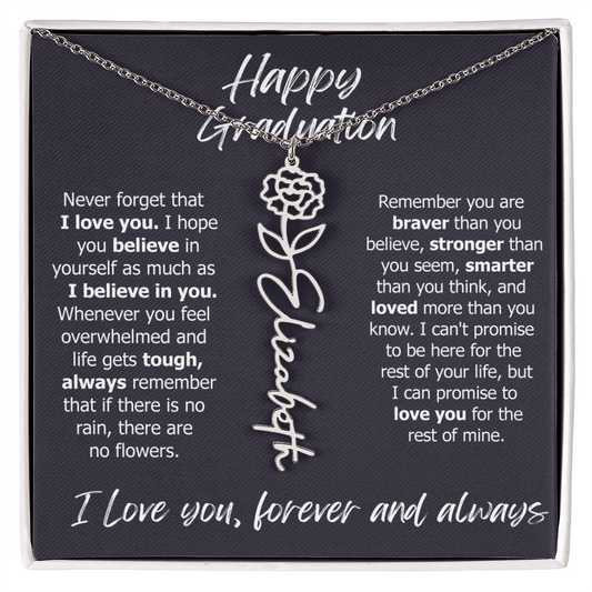 2025 Custom Name Graduation Necklace