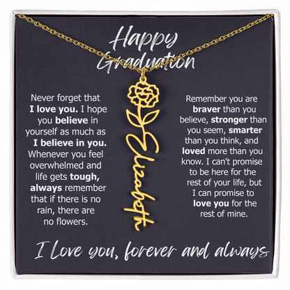 2025 Custom Name Graduation Necklace