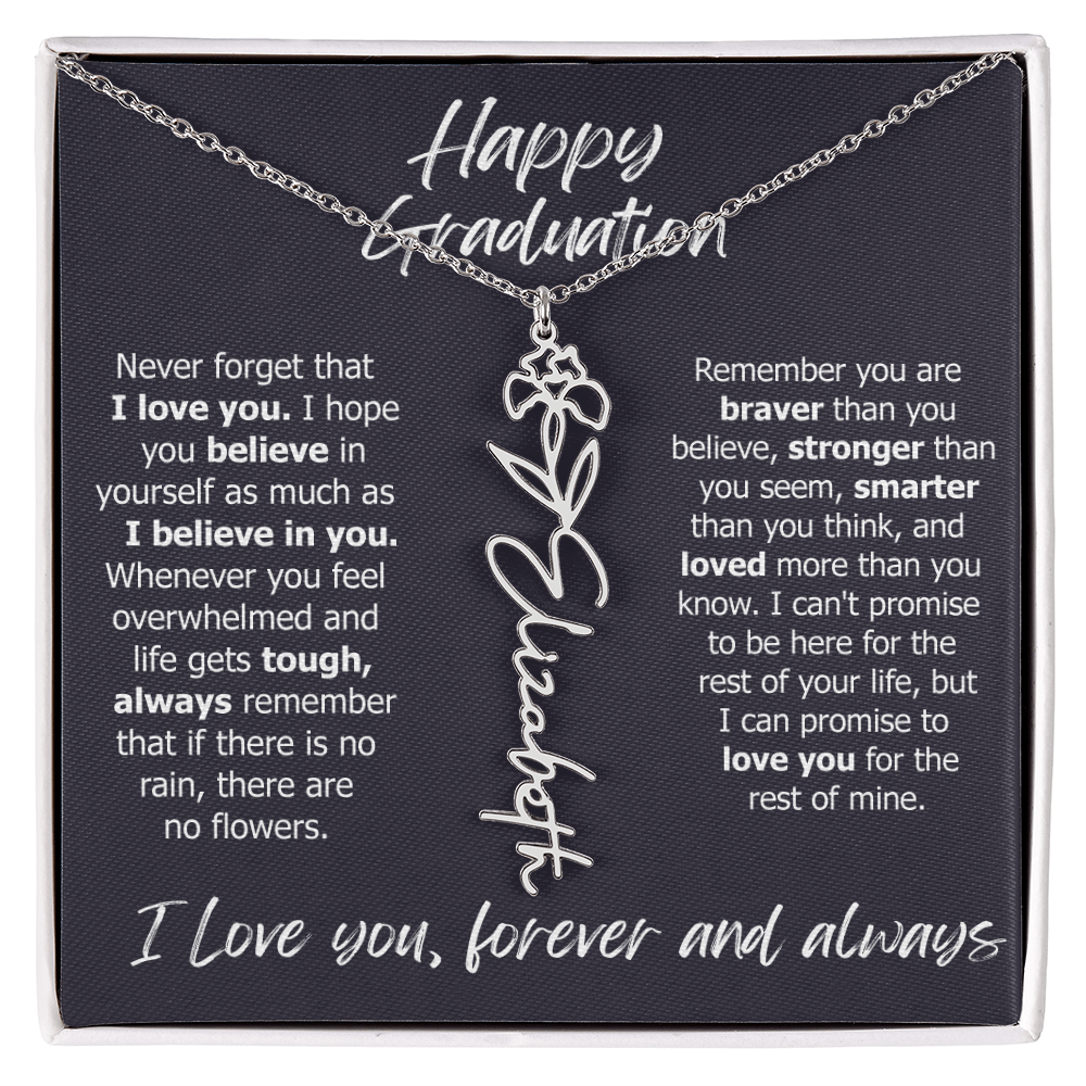 2025 Custom Name Graduation Necklace