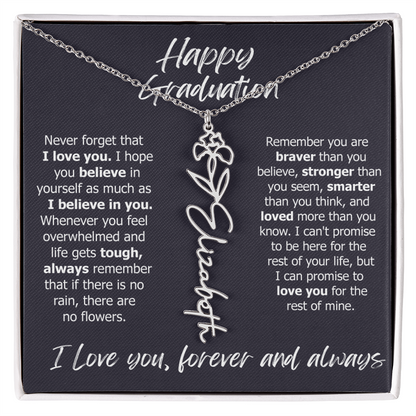2025 Custom Name Graduation Necklace