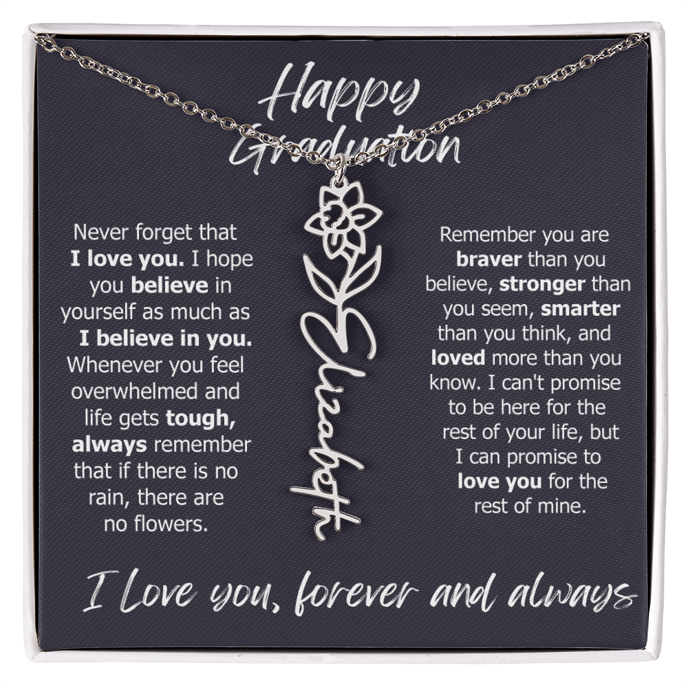 2025 Custom Name Graduation Necklace