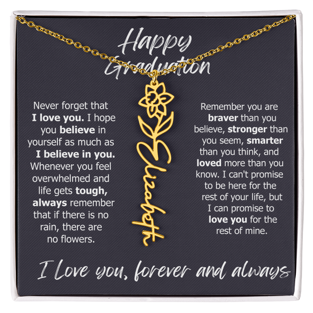 2025 Custom Name Graduation Necklace
