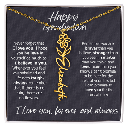 2025 Custom Name Graduation Necklace