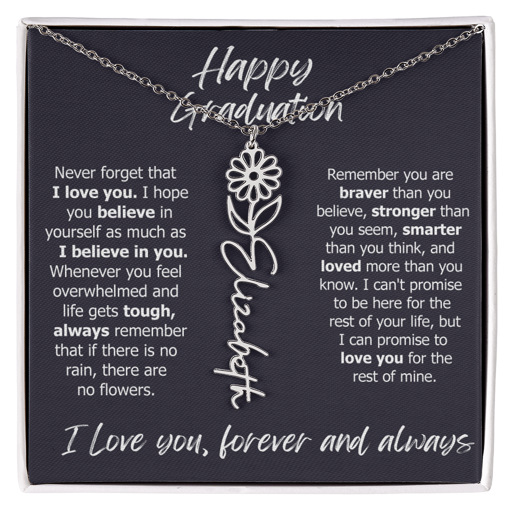 2025 Custom Name Graduation Necklace