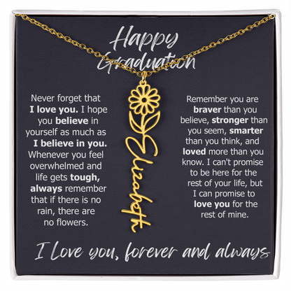 2025 Custom Name Graduation Necklace
