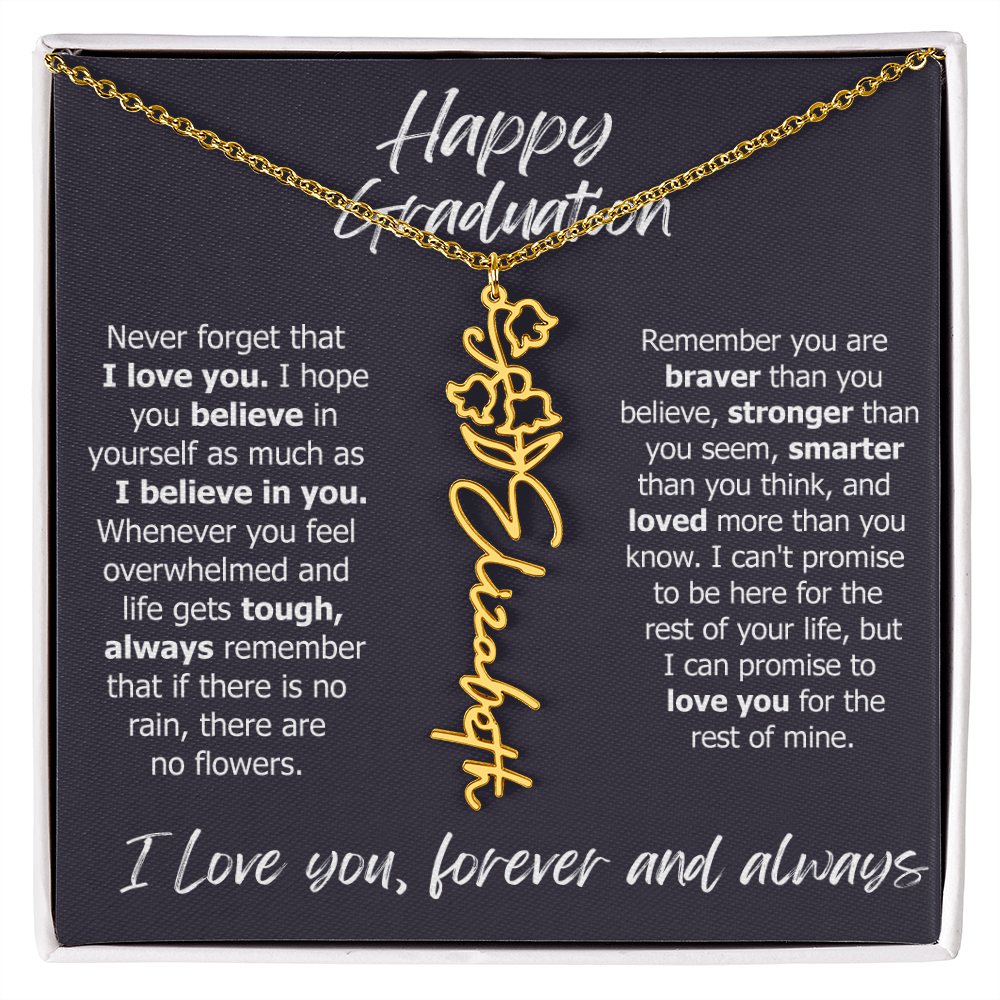 2025 Custom Name Graduation Necklace
