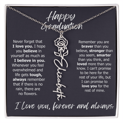 2025 Custom Name Graduation Necklace
