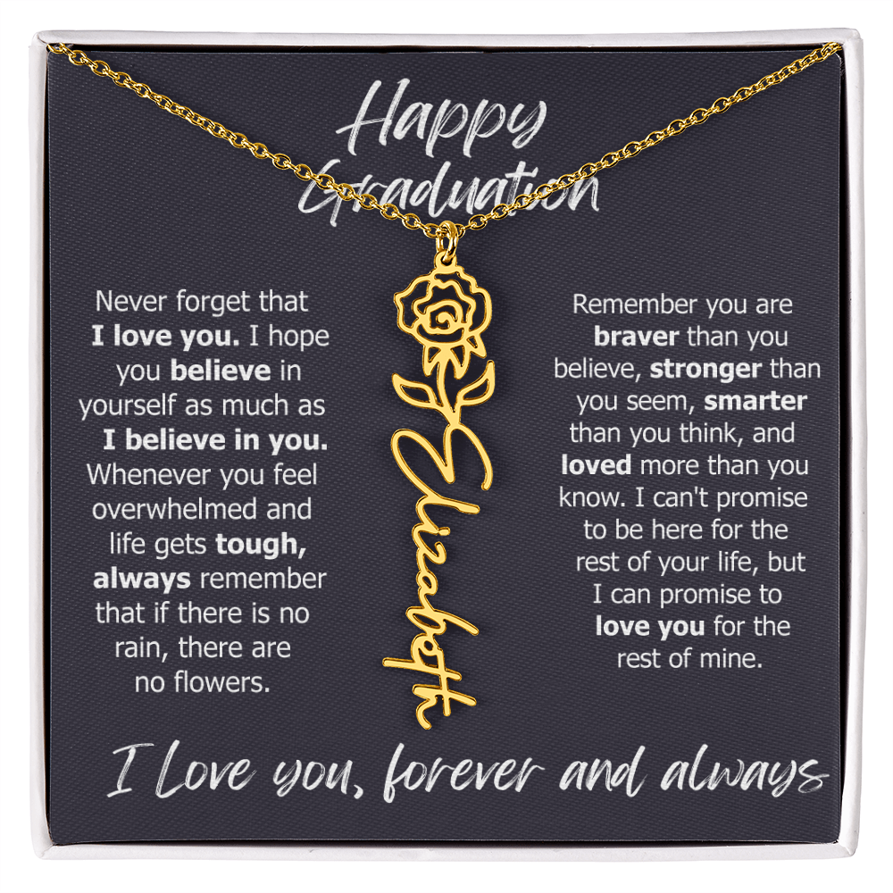 2025 Custom Name Graduation Necklace