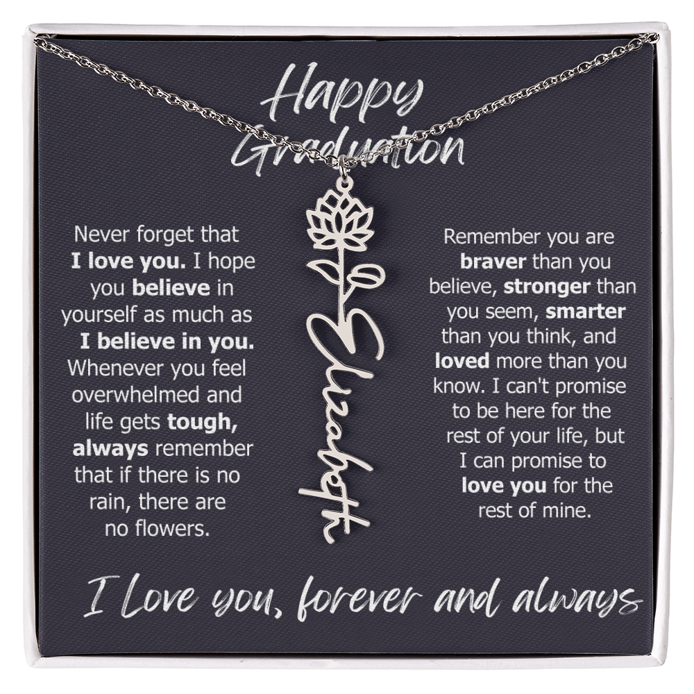 2025 Custom Name Graduation Necklace