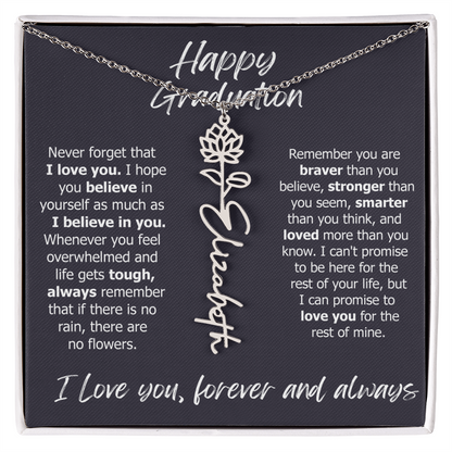 2025 Custom Name Graduation Necklace