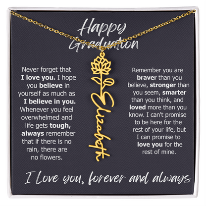 2025 Custom Name Graduation Necklace