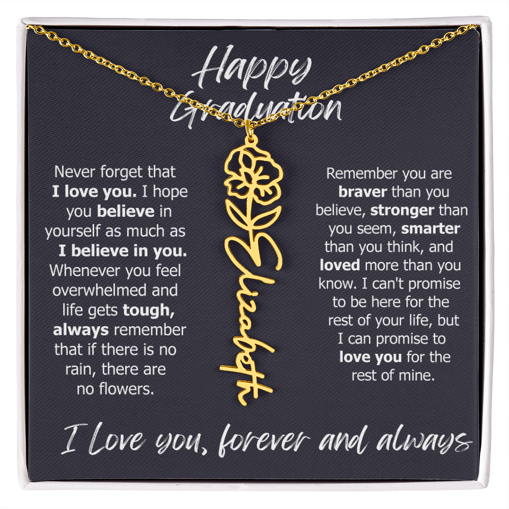 2025 Custom Name Graduation Necklace