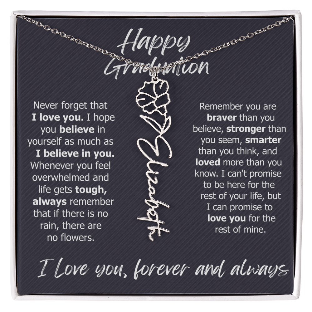 2025 Custom Name Graduation Necklace