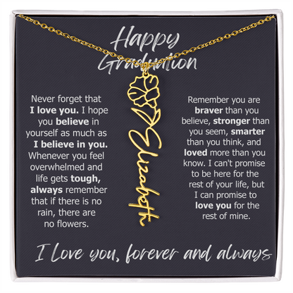 2025 Custom Name Graduation Necklace