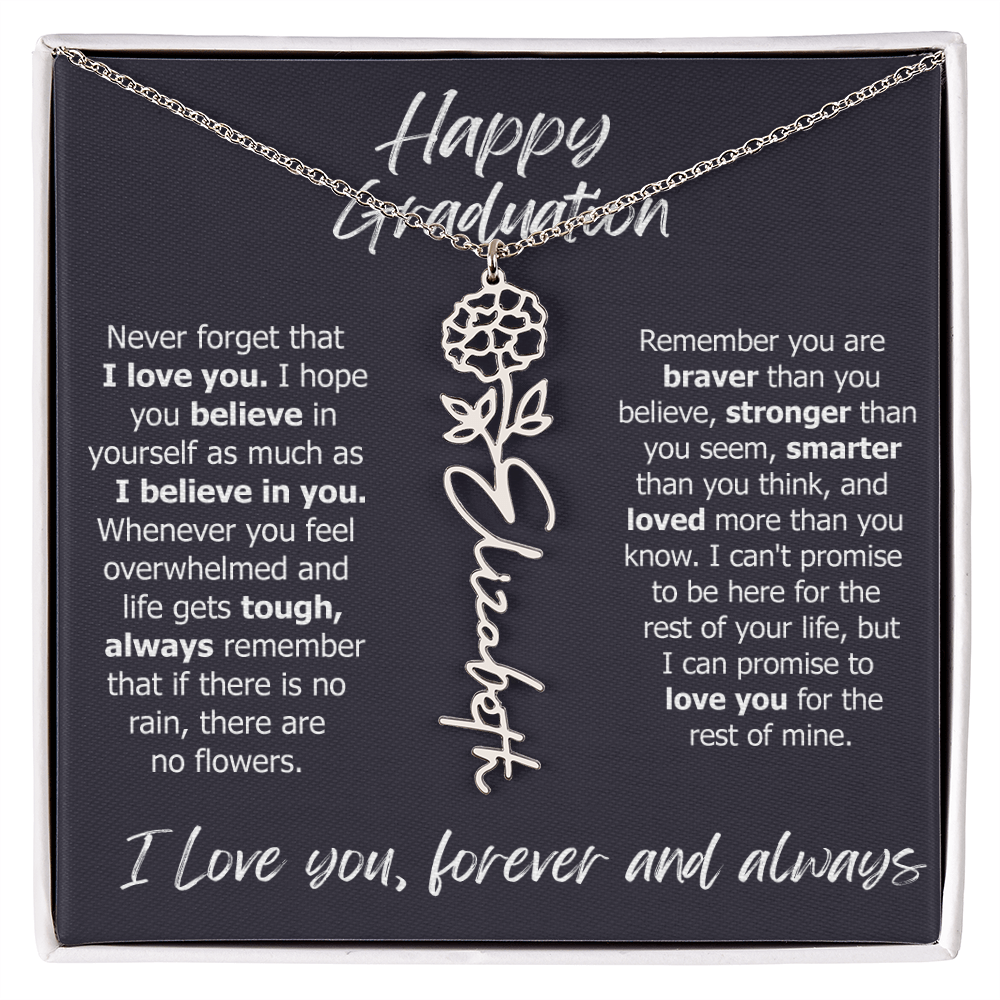 2025 Custom Name Graduation Necklace