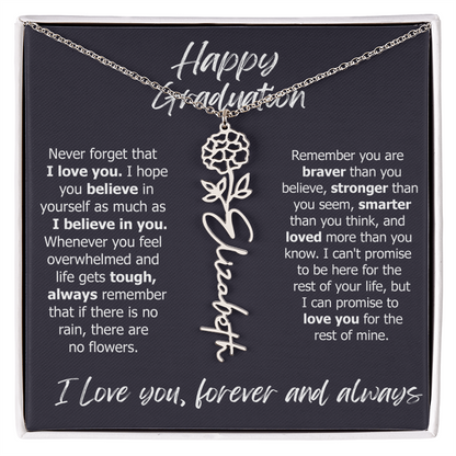 2025 Custom Name Graduation Necklace