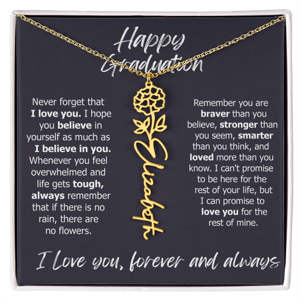 2025 Custom Name Graduation Necklace