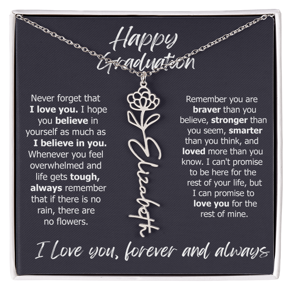2025 Custom Name Graduation Necklace