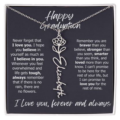 2025 Custom Name Graduation Necklace