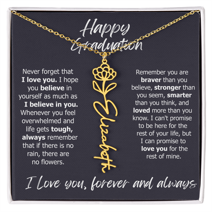 2025 Custom Name Graduation Necklace