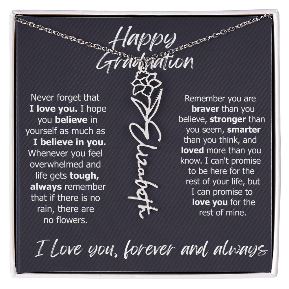 2025 Custom Name Graduation Necklace