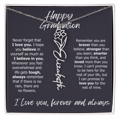 2025 Custom Name Graduation Necklace