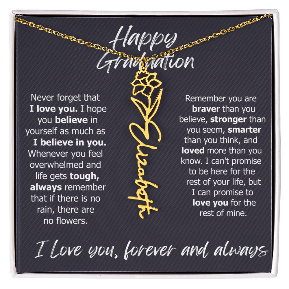 2025 Custom Name Graduation Necklace