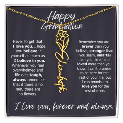2025 Custom Name Graduation Necklace