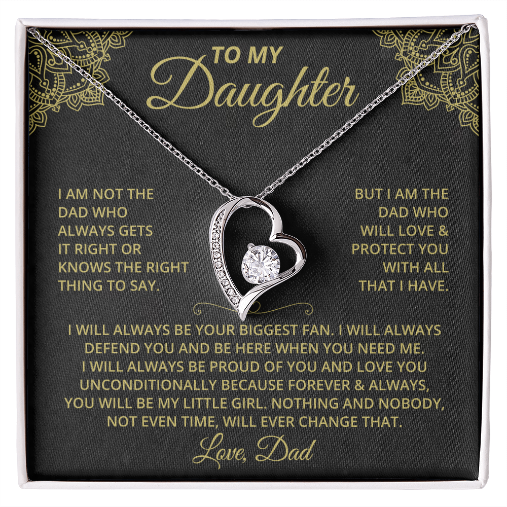 Dad's Pride and Joy - Daughter Eternal Love Necklace