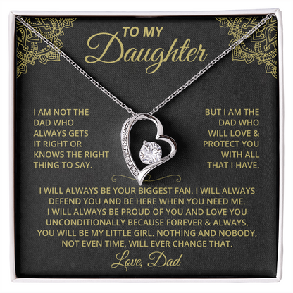Dad's Pride and Joy - Daughter Eternal Love Necklace